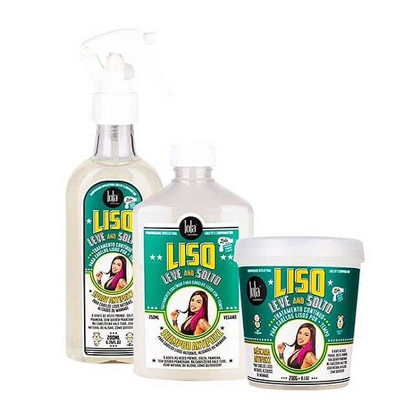 Kit Antifrizz Liso Leve and Solto - Lola Cosmetics