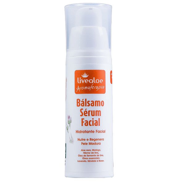Bálsamo Sérum Facial 30ml - Livealoe - Clube Raiz - Cosméticos Naturais