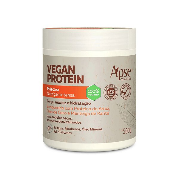 Máscara Nutrição Intensa Vegan Protein 500g - Apse