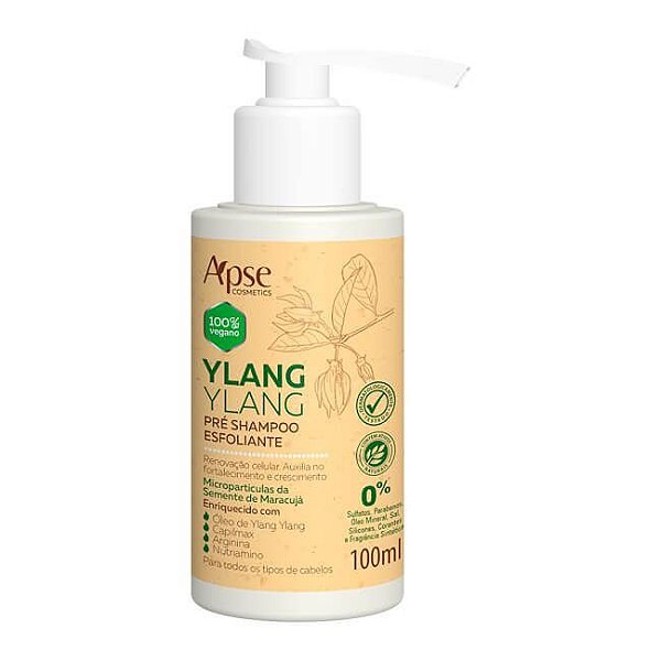 Pré Shampoo Esfoliante Ylang Ylang 100ml - Apse