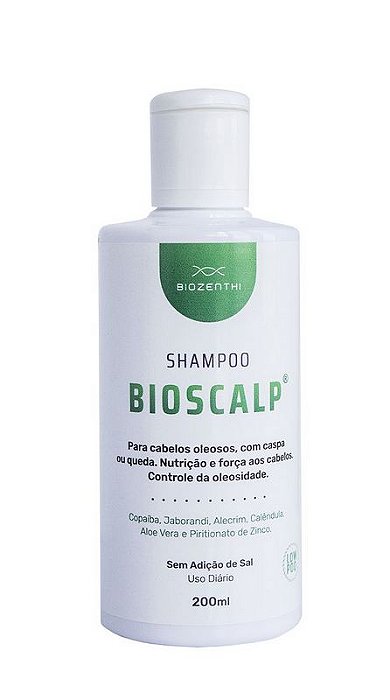 BioScalp Shampoo Força e Vitalidade aos Cabelos 200ml - Biozenthi