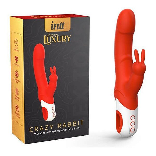 VIBRADOR CRAZY RABBIT LINHA LUXURY INTT