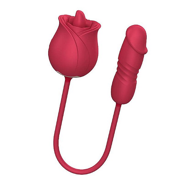 VIBRADOR, SEXO ORAL E VAI E VEM - ROSA (7551)