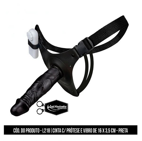 Protese Com Cinta E Vibro - 16X3,5Cm (L218)