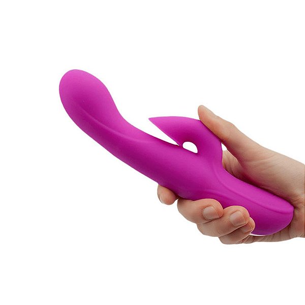 Vibrador Jack com sucção de Clitóris e 12 Vibrações - Recarregável