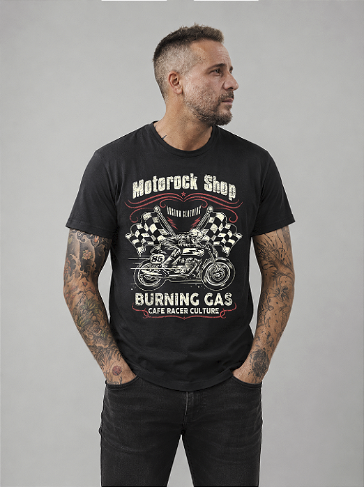 Camisa de Moto Cafe Racer