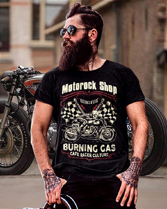 Camisa de Moto Cafe Racer - Motorock Shop