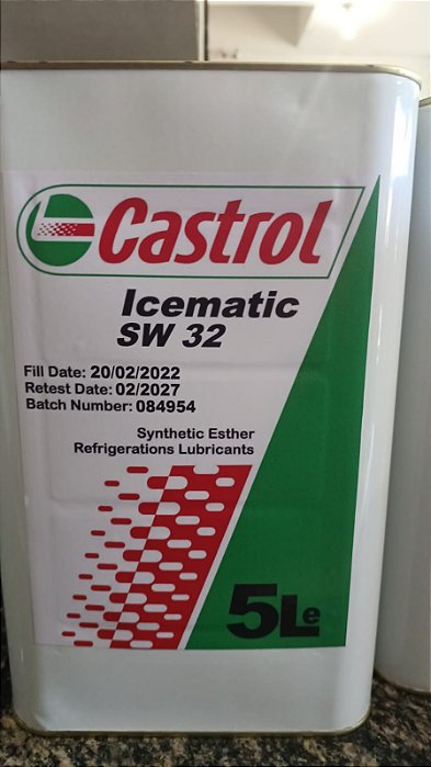 CASTROL ICEMATIC SW 32 5L  OLEO PRA REFRIGERAÇAO