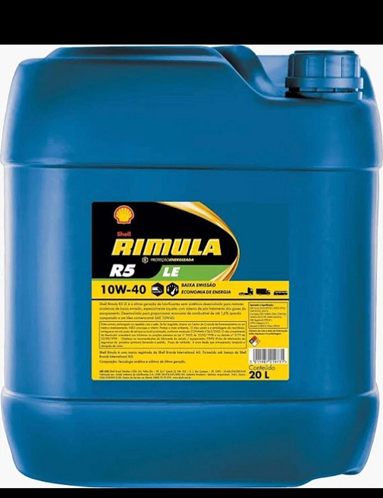 SHELL RIMULA R5 LE 10W40 20L DIESEL