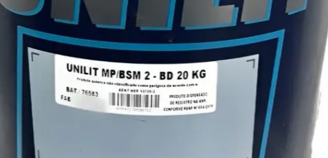 INGRAX UNILIT BSM 2 20KG GRAXA COM BISSULFETO DE MOLIBIDENIO