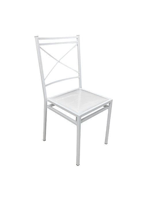 Cadeira ferro branca