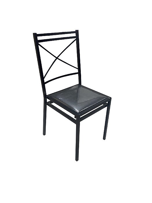 Cadeira ferro preta - Bene Locações