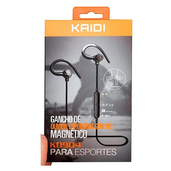 Fone de ouvido Kaidi 904 Esportivo sem fio - Casa do iPhone