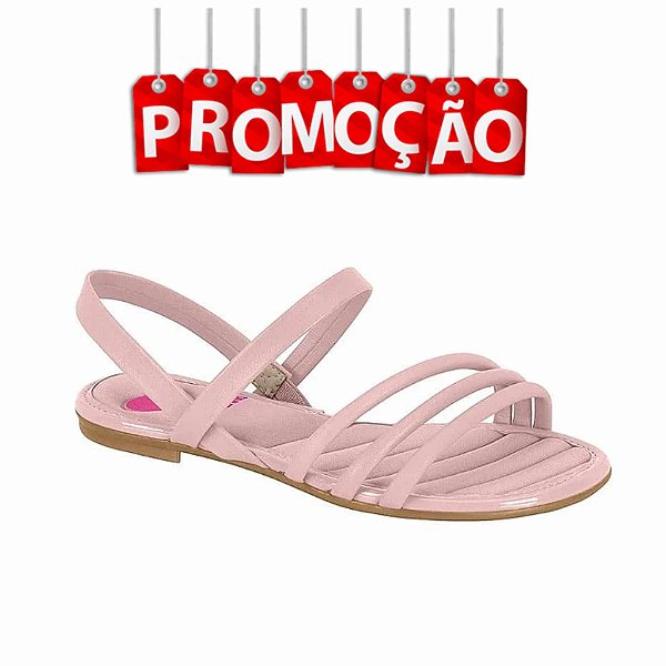 Sandália Infantil menina Molekinha -Rosa