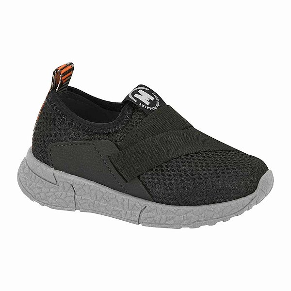 Tênis Infantil Menino Molekinho Nylon Free- Preto