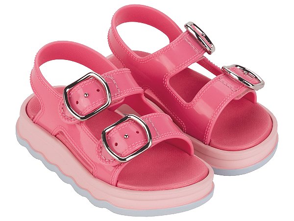 Sandália Infantil Menina Zazynina Baby Partner- Rosa Doce Medio