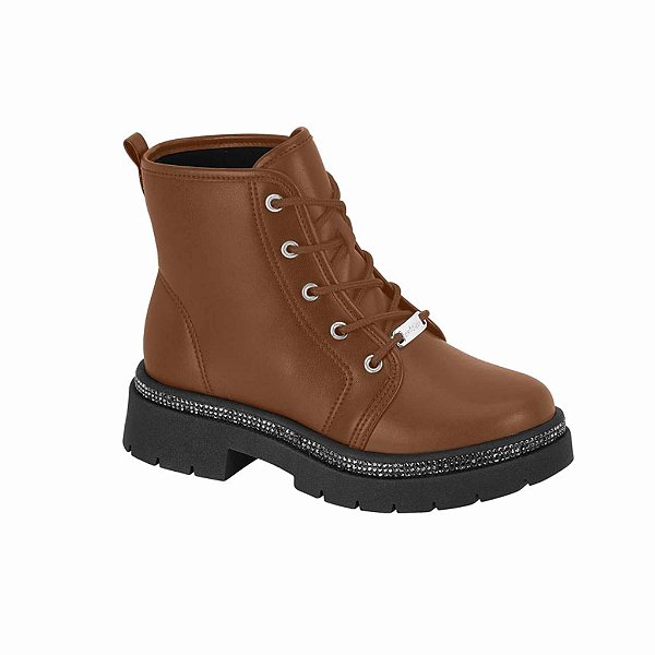 Bota Coturno Infantil Molekinha Berlim- Marrom Canela