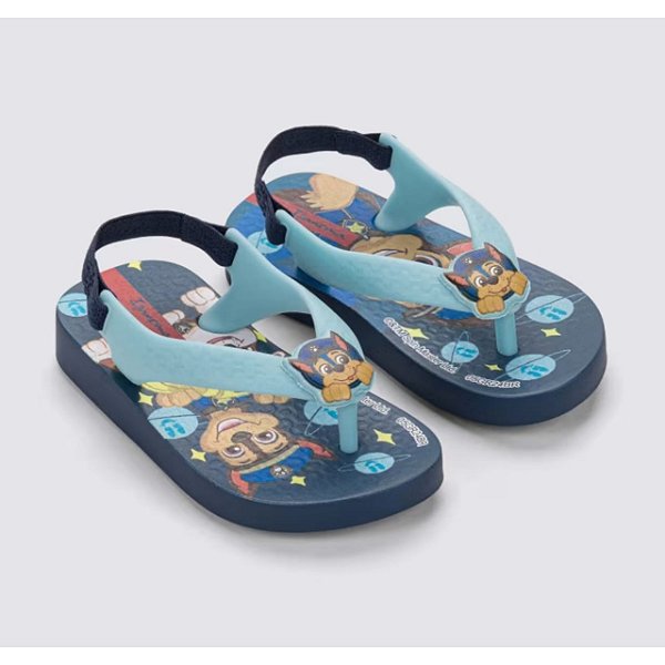 Chinelo Infantil Menino Ipanema Patrulha Canina- Azul/Azul
