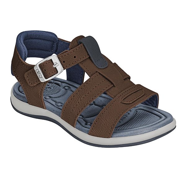 Sandália Infantil Menino Kidy Baby Equilibrio- Caramelo