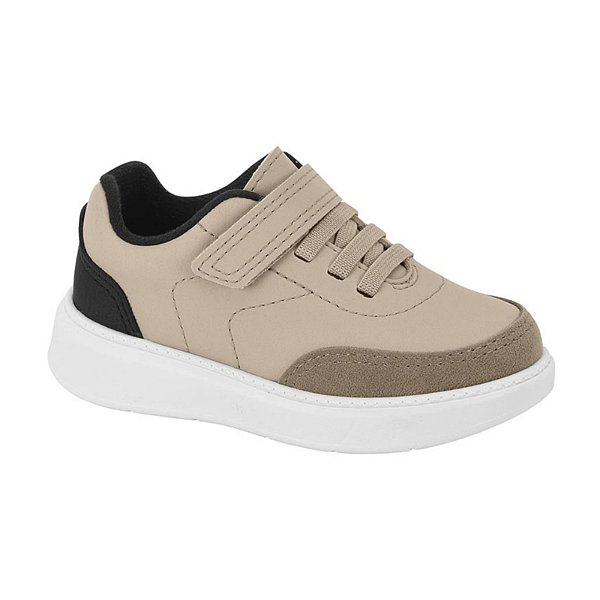 Tênis Infantil Menino Molekinho Neo- Areia/Preto