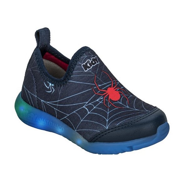 Tênis Infantil Menino KIdy Flex Light- Marinho/Vermelho