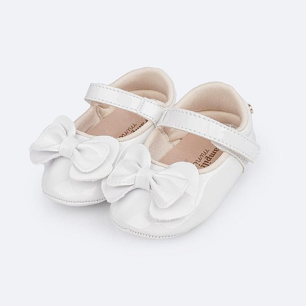 Sapatilha Infantil Menina Pampili Nina-Branco