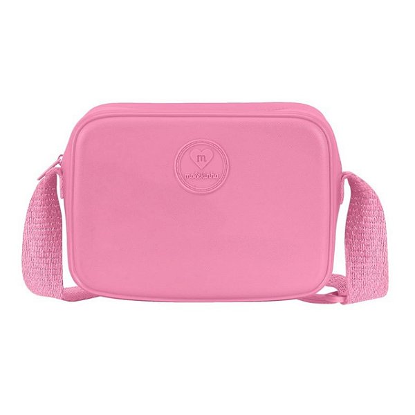 BOLSA MOLEKINHA PVC/GORGURAO LUREX ROSA