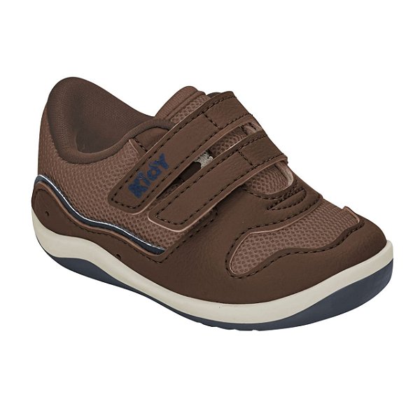 Tênis Infantil Menino Kidy  Colors Equilibrio- Caramelo