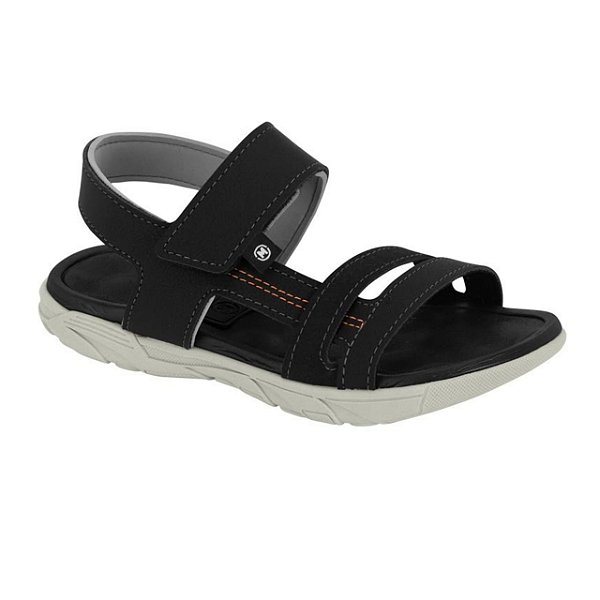 Sandália Infantil Menino Molekinho Neo- Preto/Preto