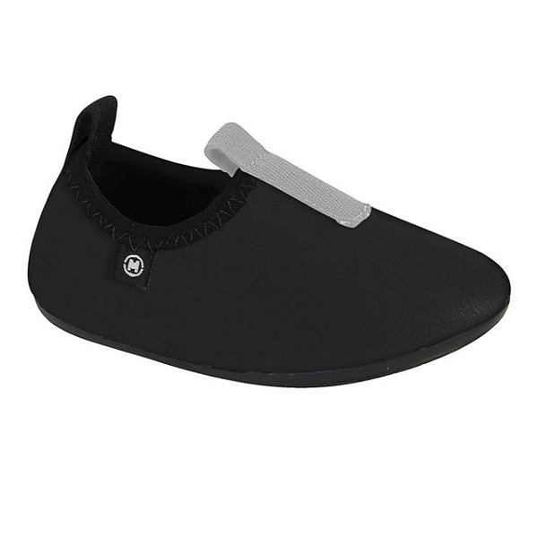 Tênis Sapatilha Infantil Menino Molekinho Lycra- Preto/Preto