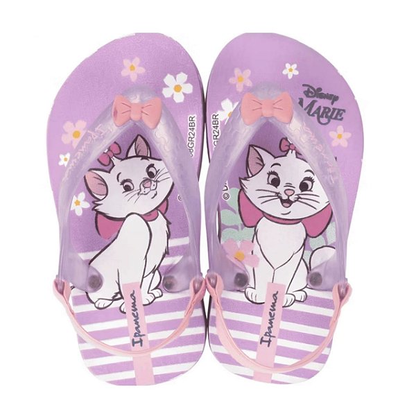 Chinelo Infantil Menina Ipanema Disney Joy Baby- Lilás/Lilás