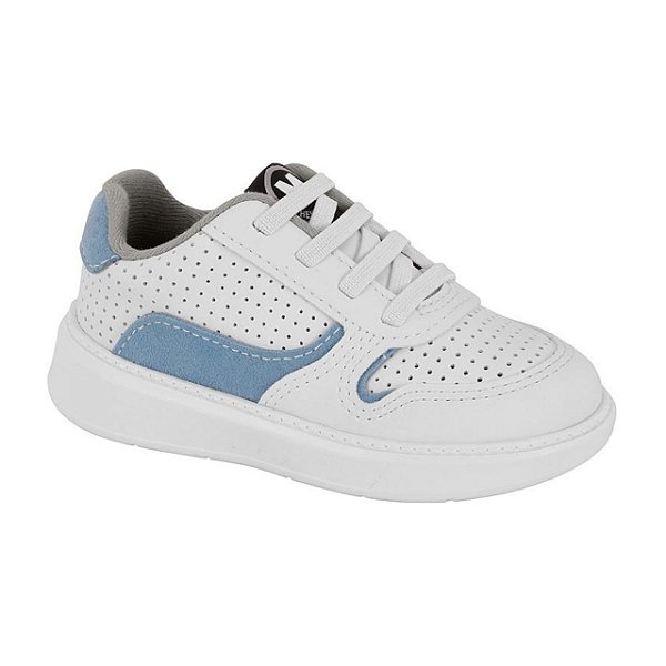 Tênis Infantil Menino Molekinho Neo- Branco/ Azul