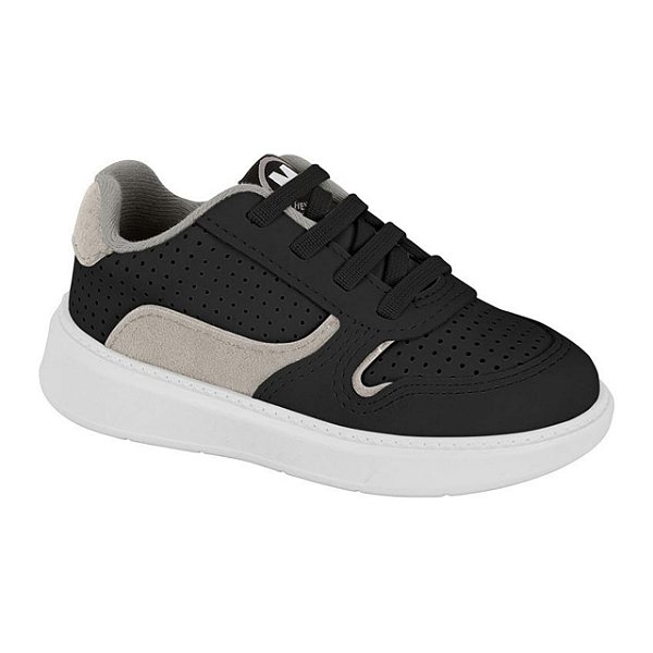 Tênis Infantil Menino Molekinho Neo/Camurça- Preto/Cinza