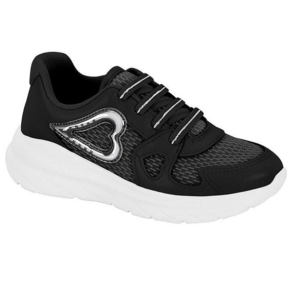 Tênis Infantil Menina Nylon Tóquio Turim- Preto