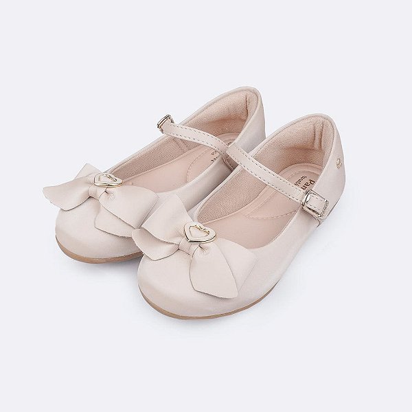 Sapatilha Infantil Menina Pampili Bailarina -Areia