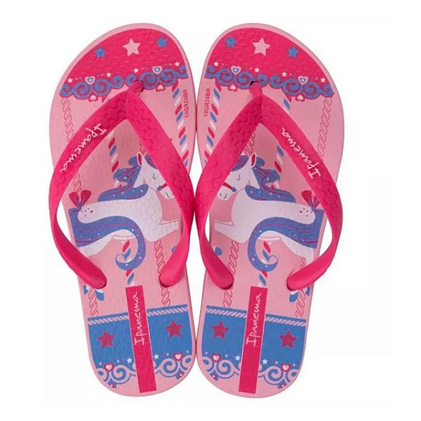Chinelo Infantil Menina Ipanema Fantasia - Rosa