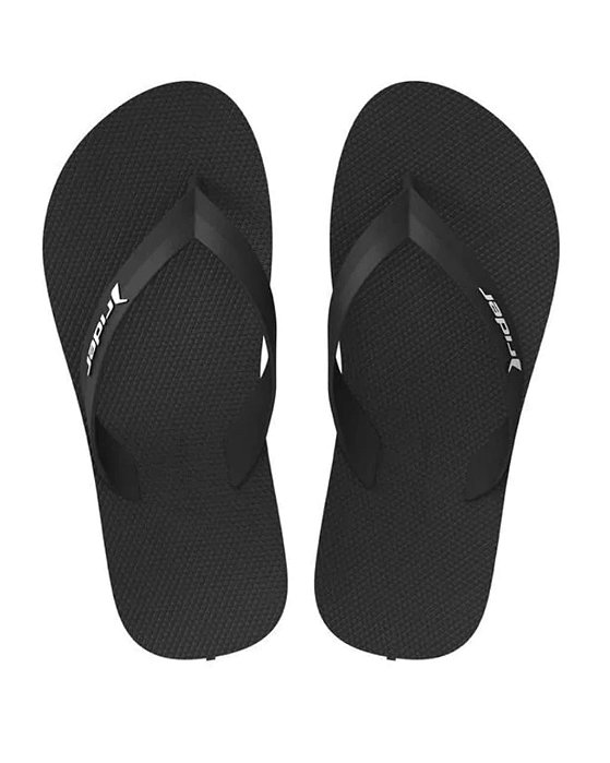 Chinelo Infantil Menino Rider Feel- Preto/ Branco