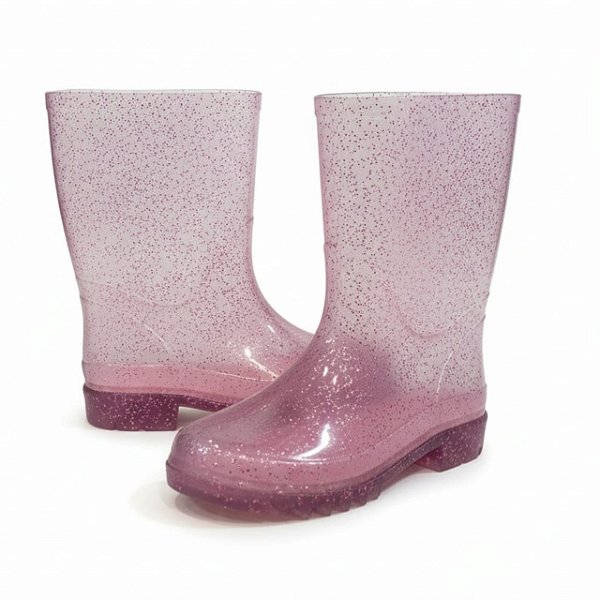 Galocha Infantil Menina Camin- Glitter Rosa Ballet