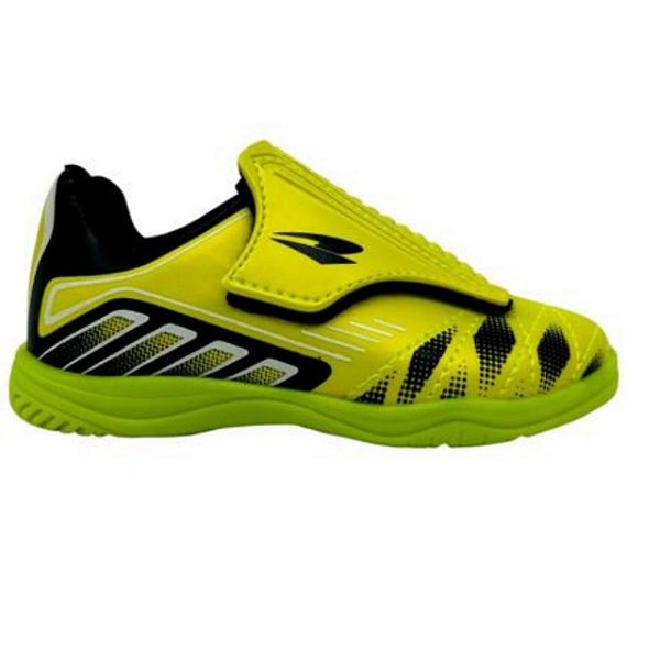Chuteira Infantil Futsal Dray- Verde Limão/ Preto