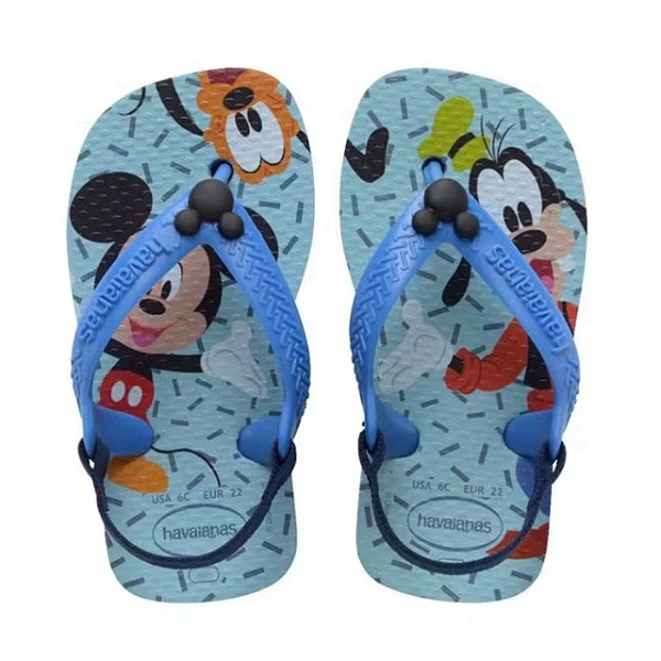Chinelo Infantil Menino Disney Classics- Azul Brilhante