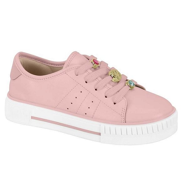 Tênis Infantil Molekinha Turim- Rosa/ Branco
