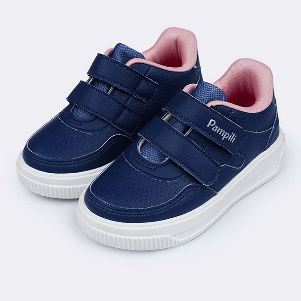 Tênis Infantil Menina Pampili UP- Marinho