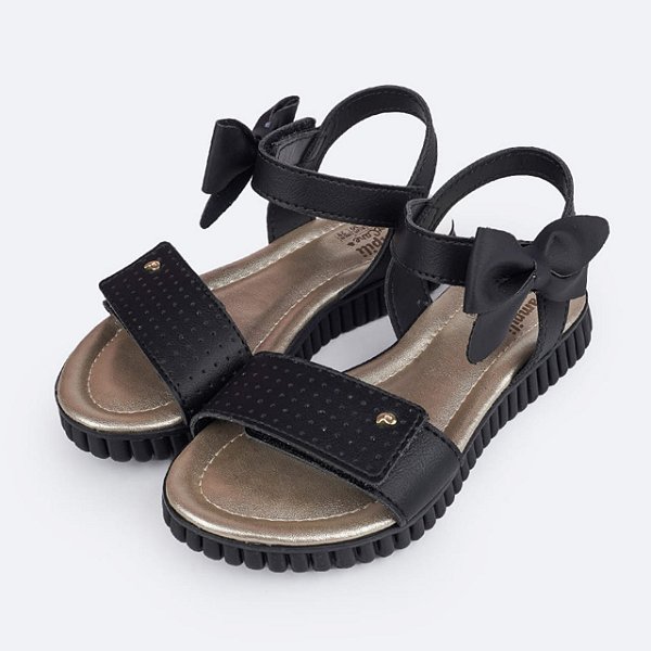 Sandália Infantil Menina Pampili Candy- Preto