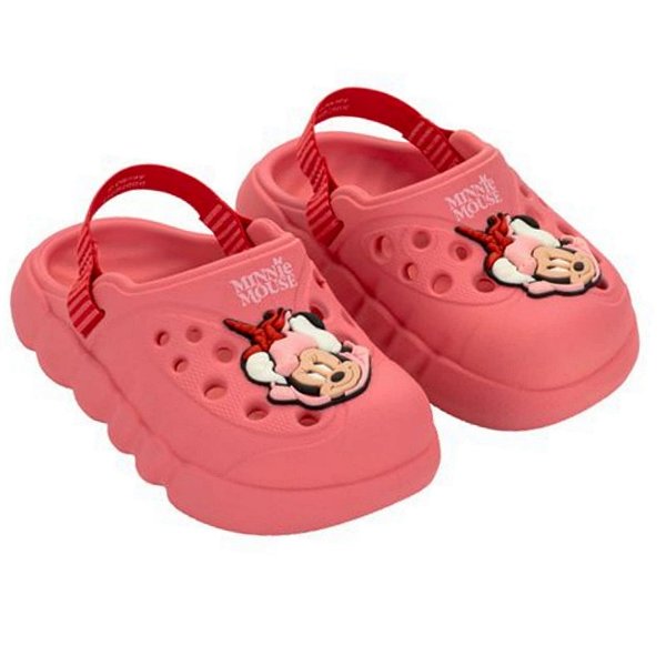 Babuche Infantil Menina Disney Dreamy- Rosa/ Vermelho