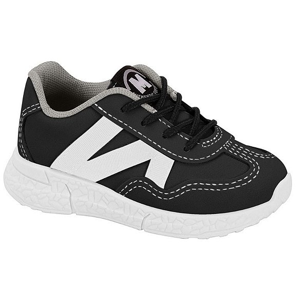 Tênis Infantil Menino Molekinho Floter Neo- Preto/ Branco
