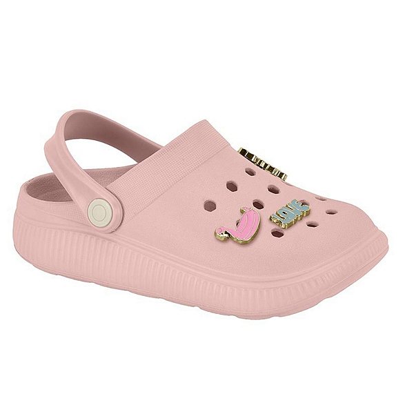 Babuche Infantil Menina Molekinha- Rosa