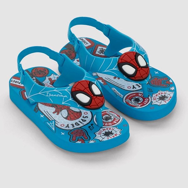 Chinelo Infantil Menino IPanema Spidey Baby- Azul/ Vermelho