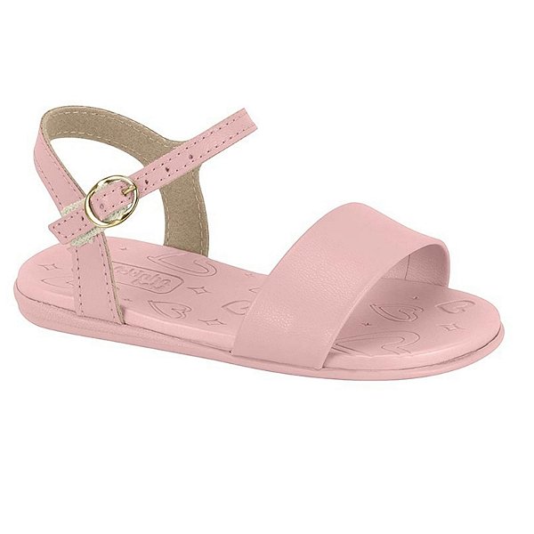 Sandália Infantil Menina Molekinha Turim- Rosa/ Rosa