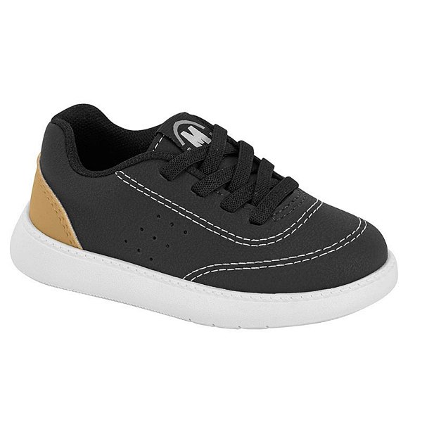 Tênis Infantil Menino Molekinho Floter Neo- Preto/ Mostarda