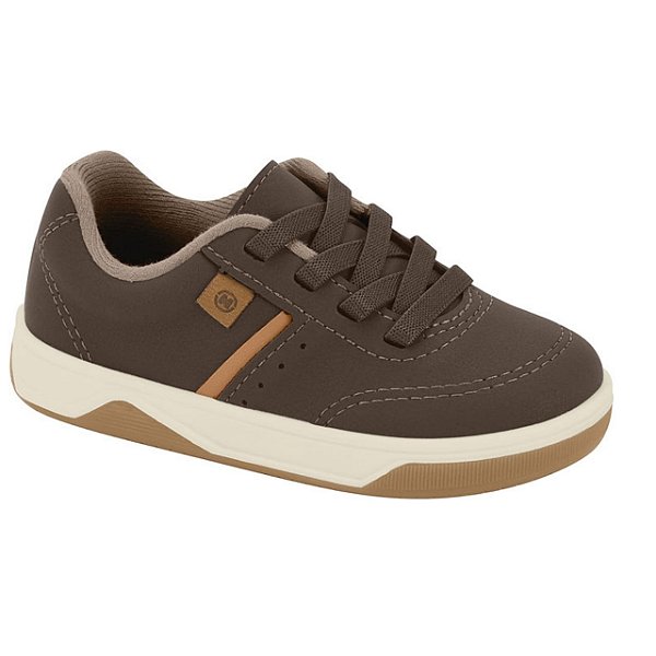 Tênis Infantil Menino Molekinho Neo Milano- Café/ Camel